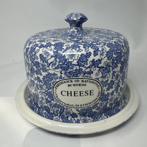 Frederick Rathbone Burgess Cheese Crock Pottery Staffordshire England - Picture 1 of 6
